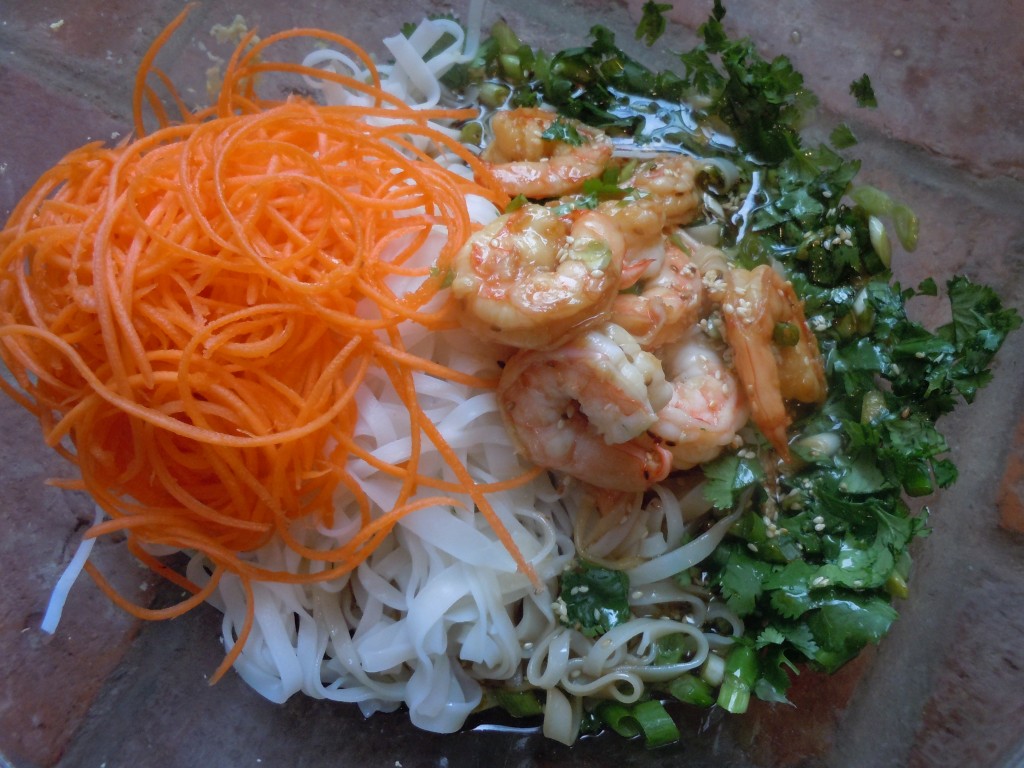 Asian Shrimp & Rice Noodle Salad The Traveling Epicurean