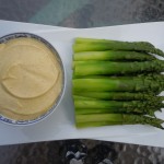 Curry-Yogurt Dip & Asparagus